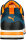 PUMA SAFETY CROSSTWIST LOW S3 HRO SRC blau-orange Gr. 41 (643100)