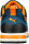 PUMA SAFETY CROSSTWIST LOW S3 HRO SRC blau-orange Gr. 42 (643100)