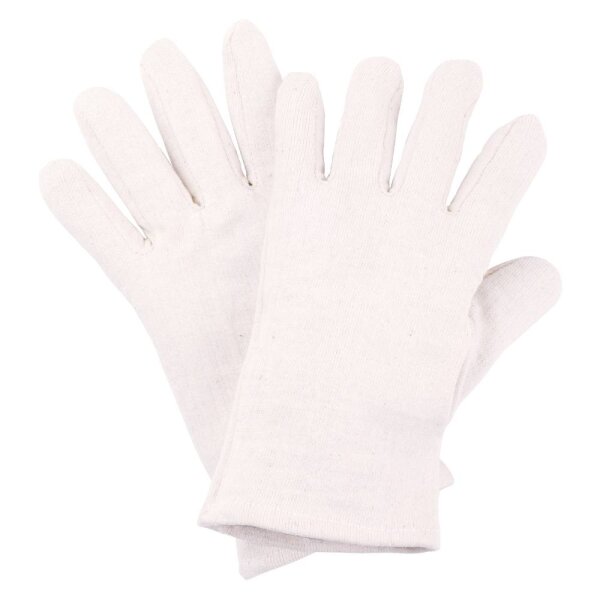 Nitras Baumwoll-Jersey-Handschuhe, naturfarben  Gr.10 (5010)