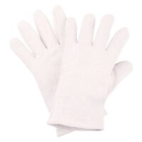 Nitras Baumwoll-Jersey-Handschuhe, naturfarben  Gr.10 (5010)