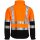 Nitras MOTION TEX VIZ,Warnschutz-Softshelljacke neonorange / schwarz Gr.XL (7170-XL)