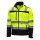 Nitras MOTION TEX VIZ,Warnschutz-Softshelljacke neongelb / schwarz Gr.4XL (7171-4XL)