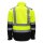 Nitras MOTION TEX VIZ,Warnschutz-Softshelljacke neongelb / schwarz Gr.4XL (7171-4XL)