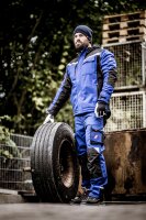Nitras MOTION TEX PLUS, Winter-Softshelljacke blau / schwarz Gr.L (7181W-L)