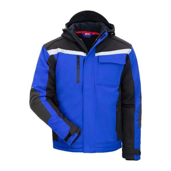 Nitras MOTION TEX PLUS, Winter-Softshelljacke blau / schwarz Gr.XL (7181W-XL)