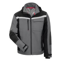 Nitras MOTION TEX PLUS, Softshelljacke grau / schwarz...