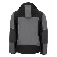 Nitras MOTION TEX PLUS, Softshelljacke grau / schwarz Gr.XL (7182-XL)