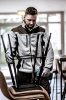 Nitras MOTION TEX PLUS, Strick-Softshelljacke grau / schwarz Gr.XL (7192-XL)