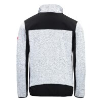 Nitras MOTION TEX PLUS, Strick-Softshelljacke grau / schwarz Gr.2XL (7192-2XL)