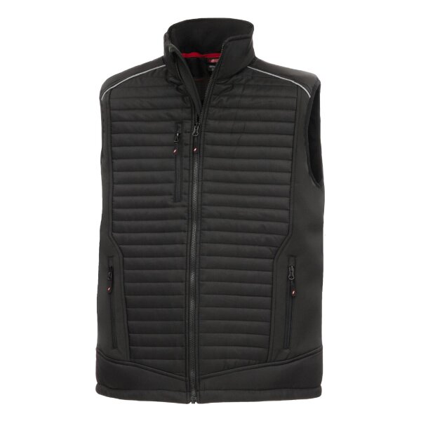 Nitras MOTION TEX PLUS, Softshellweste schwarz Gr.3XL (7660-3XL)