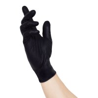 Nitras TOUGH GRIP N, Nitril-Einmalhandschuhe schwarz Gr.S (8330-S)