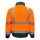 Nitras MOTION TEX VIZ PLUS, Warnschutz- Pilotenjacke,neonorange / blau (7140)