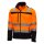 Nitras MOTION TEX VIZ,Warnschutz-Softshelljacke neonorange / schwarz (7170)