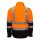 Nitras MOTION TEX VIZ,Warnschutz-Softshelljacke neonorange / schwarz (7170)