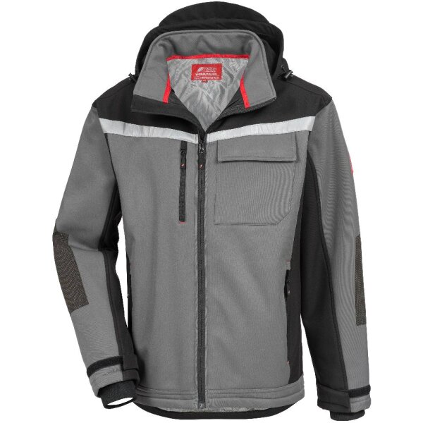 Nitras MOTION TEX PLUS, Softshelljacke grau / schwarz (7182)