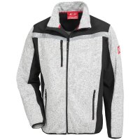 Nitras MOTION TEX PLUS, Strick-Softshelljacke grau /...