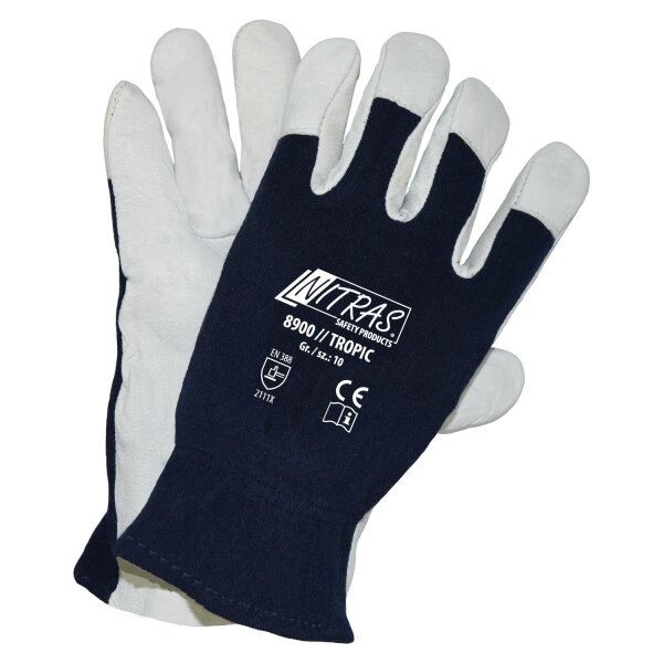 Nitras TROPIC, Mechanikerhandschuhe,Nappaleder  (8900)