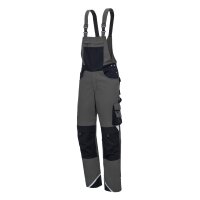 Nitras MOTION TEX PLUS, Latzhose grau/schwarz Gr.54...