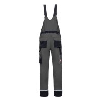 Nitras MOTION TEX PLUS, Latzhose grau/schwarz Gr.54 (7622-54)