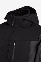 FHB JANNIK Softshelljacke, anthrazit-schwarz, Gr. M (79105-1220-M)