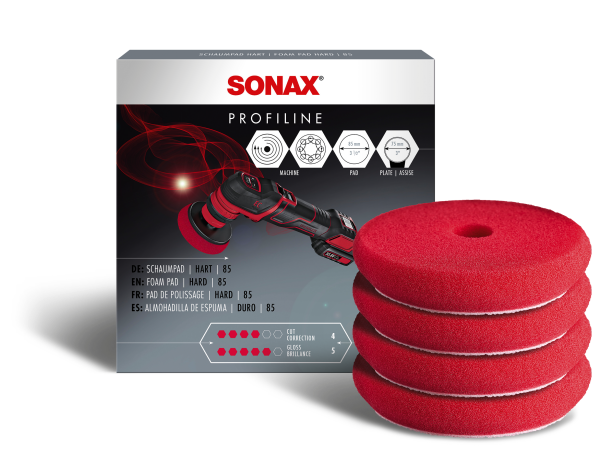 SONAX 04942000  SchaumPad hart 85 4 Stück