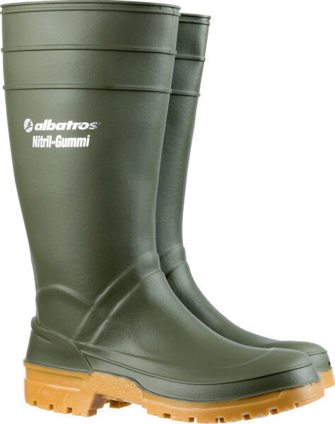 ALBATROS GUARDIAN HIGH GREEN Nitrilgummistiefel grün Gr. 45 (564010)