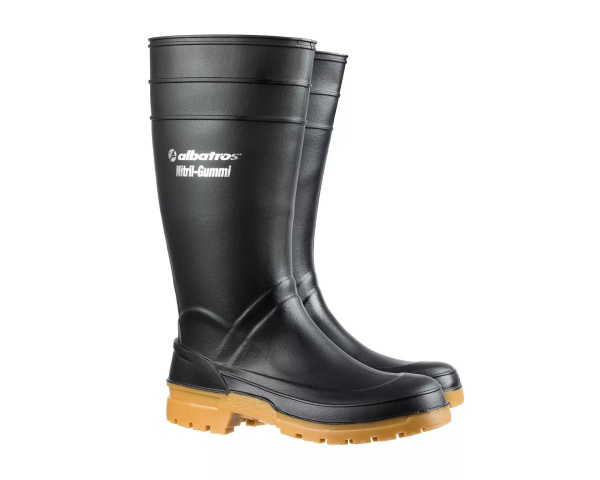 ALBATROS GUARDIAN HIGH BLACK Nitrilgummistiefel schwarz