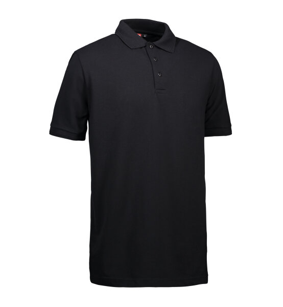 ID PRO Wear Poloshirt | o. Tasche 0324 Schwarz, L