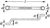 HAZET Doppel-Ringschlüssel 630-6X7 -...