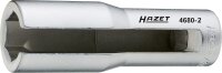 HAZET Lambda-Sonden Einsatz 4680-2 - Vierkant12,5 mm (1/2 Zoll) - Außen-Sechskant Profil - 22 mm