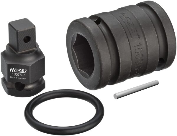 HAZET Adapter Reduzierstück 1007S-7/4 - Vierkant20 mm (3/4 Zoll) - Vierkant 12,5 mm (1/2 Zoll)