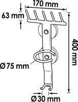 VIGOR Werkzeug-Magnethalter - V6742 - 400 mm