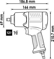 VIGOR Schlagschrauber - V4800 - Lösemoment maximal:...