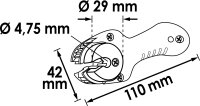 VIGOR Bremsleitungs Ratschen-Rohrschneider - V6917