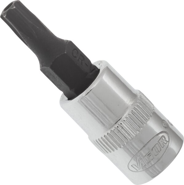 VIGOR Schraubendreher-Einsatz - V2140 - Vierkant6,3 mm (1/4 Zoll) - Tamper Resistant TORX® Profil - T25H