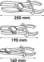 VIGOR Abklemmzangen Satz - V6799 - Anzahl Werkzeuge: 3