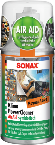 SONAX 03238000  KlimaPowerCleaner AirAid symbiotisch Havana Love 100 ml