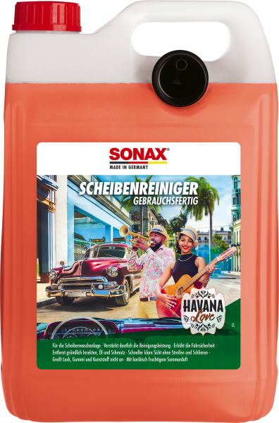 SONAX 03935000  ScheibenReiniger gebrauchsfertig Havana Love 5 l