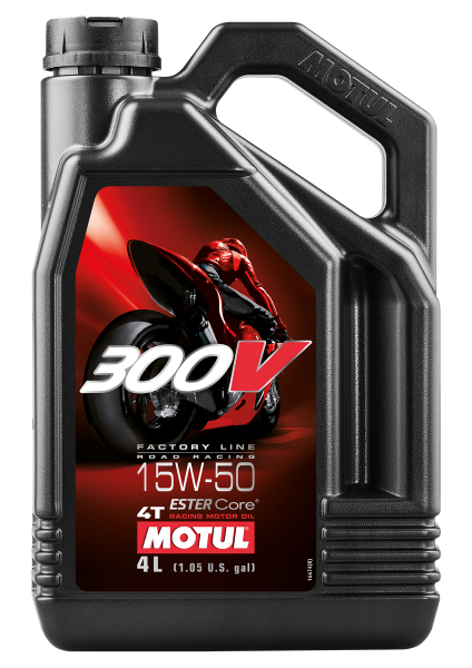 Motul Motorenöl 300V 4T FL Road Racing 15W50 4 Liter 110100