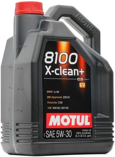 11,78€/l Motul 8100 X-clean + EFE 0W-30 5 Ltr C3 MB 229.52 BMW LL-04