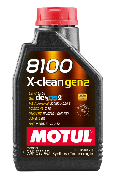 Motul 8100 X-CLEAN GEN2 5W-40 Motorenöl