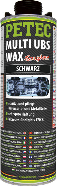 PETEC Multi Ubs -Wax Schwarz 1.000ml  (73420)
