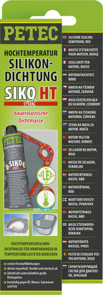 PETEC Silikond. Rot 70ml Sb-Karte (97880)