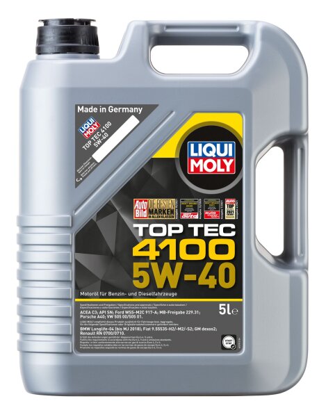 LIQUI MOLY Top Tec 4100 5W-40 5 l (3701)
