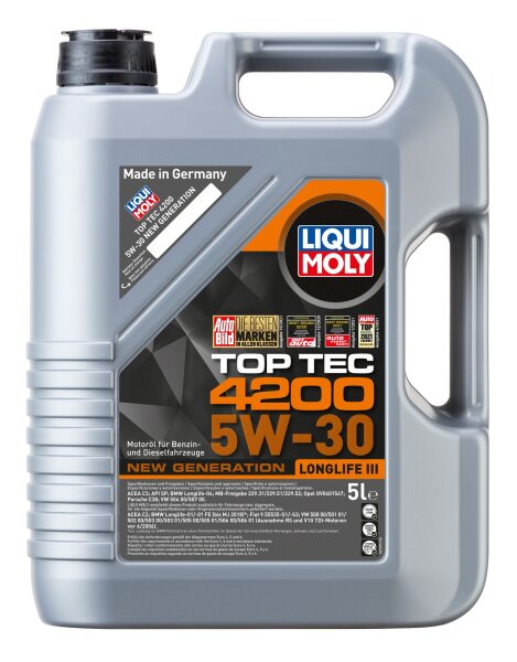 LIQUI MOLY Top Tec 4200 5W-30 New Generation 5 l (3707)