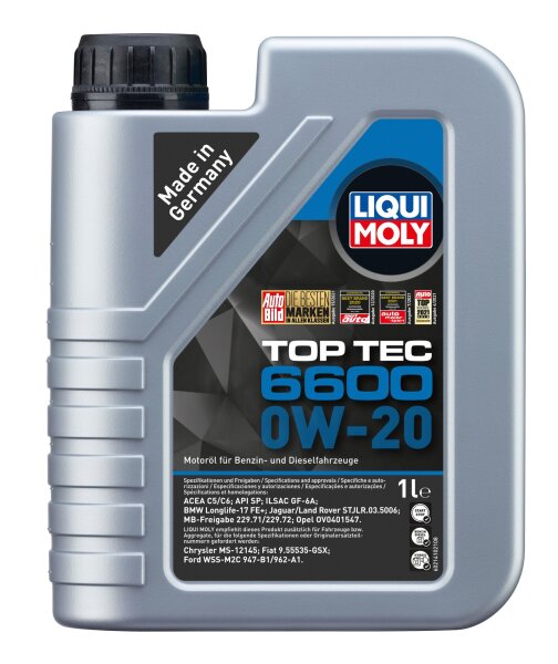 LIQUI MOLY Top Tec 6600 0W-20 1 l (21440)