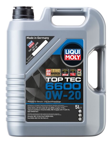 LIQUI MOLY Top Tec 6600 0W-20 5 l (21441)