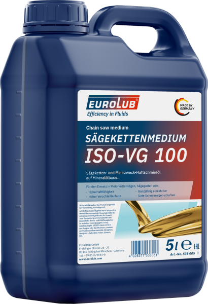 EUROLUB SÄGEKETTENMEDIUM - 5 L (538005)