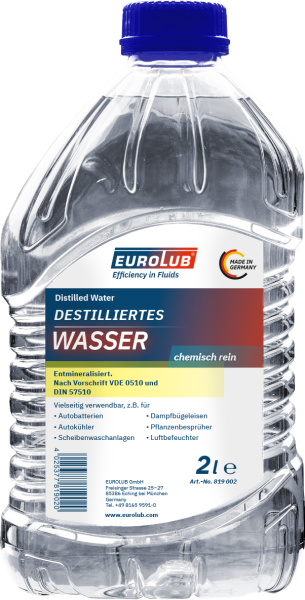 EUROLUB DESTILLIERTES WASSER