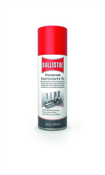 BALLISTOL Premium Rostschutz-Öl ProTec Spray, 200 ml (25260)